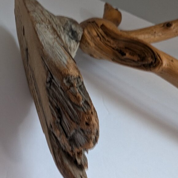 Driftwood Sculpture Real Wood Duck Finished By Noble A Needham 1989 Hand carved - Picture 8 of 11